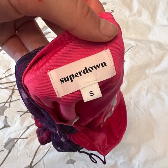 Revolve Lizzie Pink Shirred Cami Top (S) - Picture 2 of 4